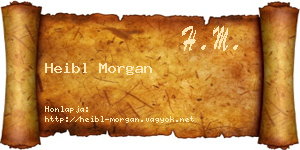 Heibl Morgan névjegykártya